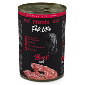 Fitmin for Life Pies wołowina 400g - wilgotna karma dla psa