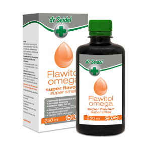 Flawitol Omega Super Smak poprawia smakowitość karmy 250 ml