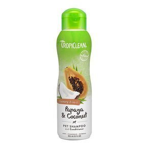 Tropiclean Papaya & Coconut 2in1 szampon i odżywka w jednym 355ml