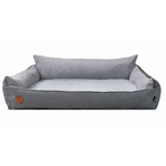 Legowisko ortopedyczne dla psa Rocky 118x104cm szare