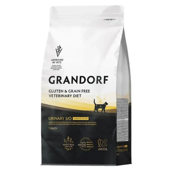 Grandorf Veterinary Diet Cat Urinary S/O Moderate Calorie Turkey 400 g