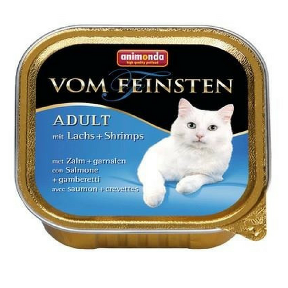 Animonda Cat Vom Feinsten łosoś z krewetkami karma dla dorosłych kotów tacka 100 g