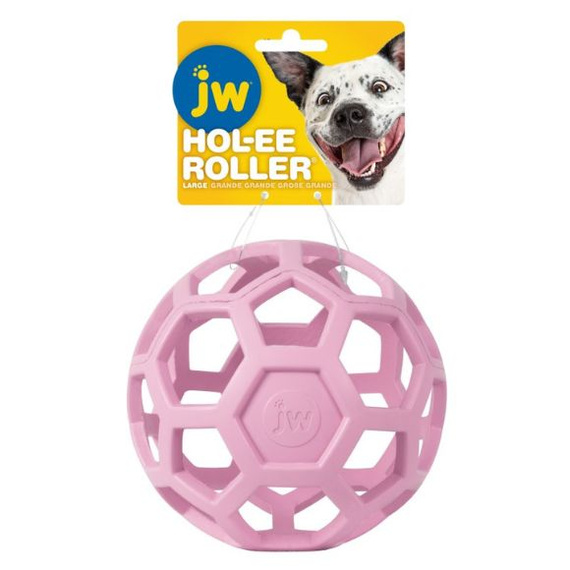 Piłka Hol-ee Roller Large Pink - zabawka dla psa