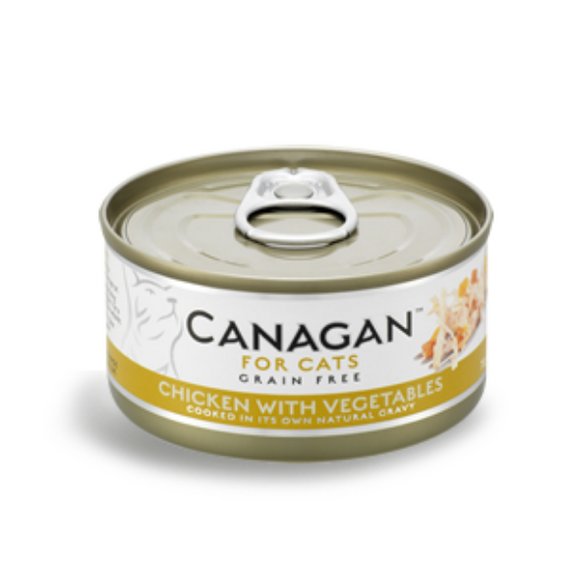 Canagan Kurczak z warzywami mokra karma dla kota puszka 75g