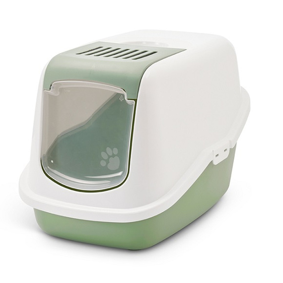 Savic Nestor toaleta dla kota botanical green 56x39x38,5cm