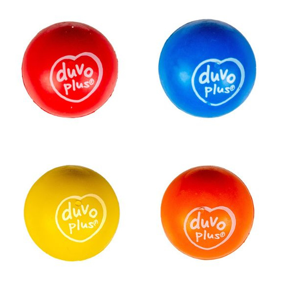 DUVO+ ZABAWKA GUMOWA PIŁKA 6,5cm MIX      KOLOR   10154