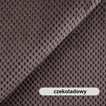 Cat's Atelier Półka na ścianę dla kota fala symetryczna lewa 75cm - czekoladowa