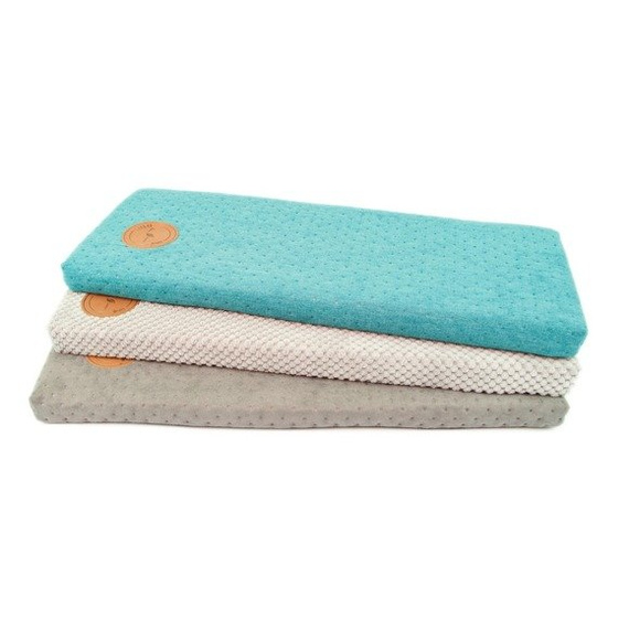 Materac na parapet dla kota Lauren design CLEO 50x20cm turkusowy