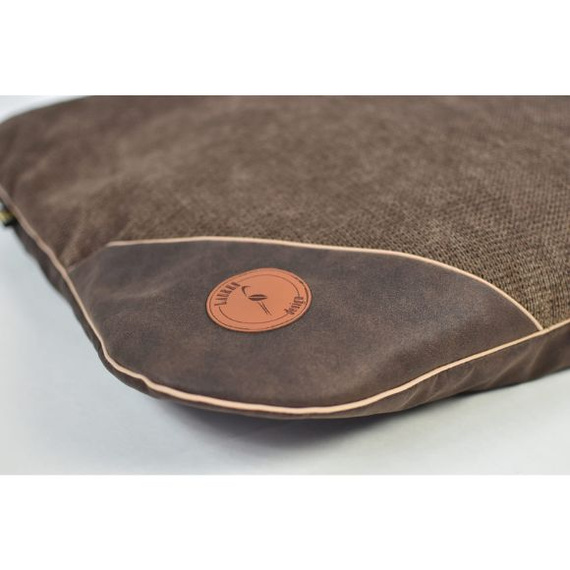 Lauren Design FRIDA poducha dla psa lub kota brąz + brąz struktura 70/50cm