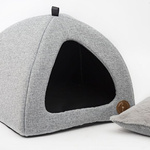 Budka dla kota lub psa 50x50cm szara Lauren Design BELLA Natura