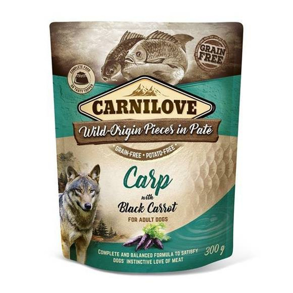 Carnilove Dog Carp & Black Carrot karp z czarną marchwią 300g 