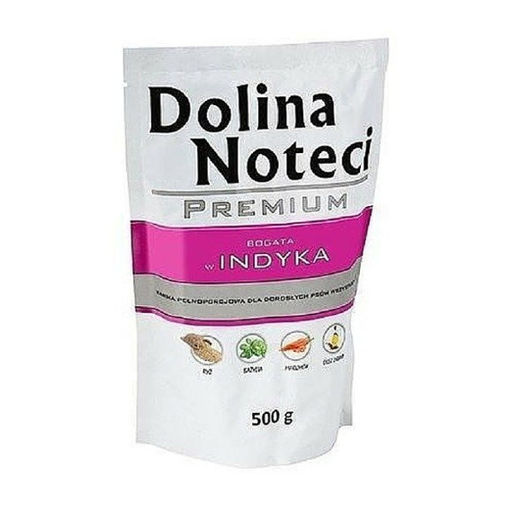 Dolina Noteci Premium Indyk 500g - karma dla psów dorosłych