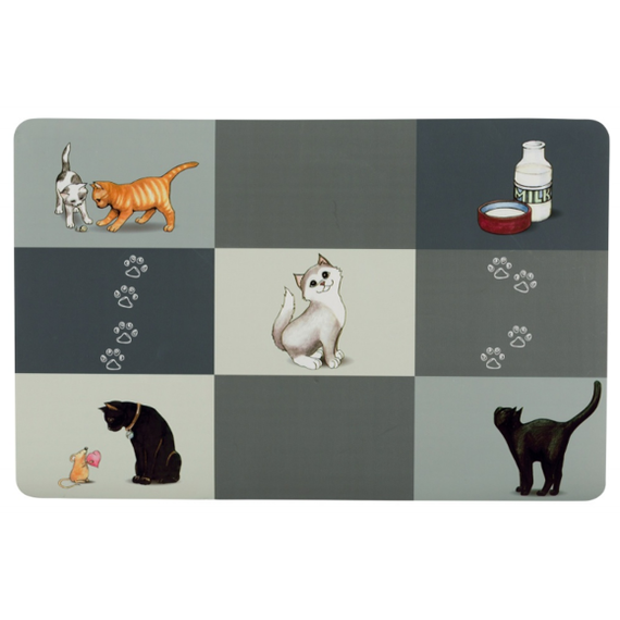 Trixie Patchwork Cat - podkładka pod miskę kota 