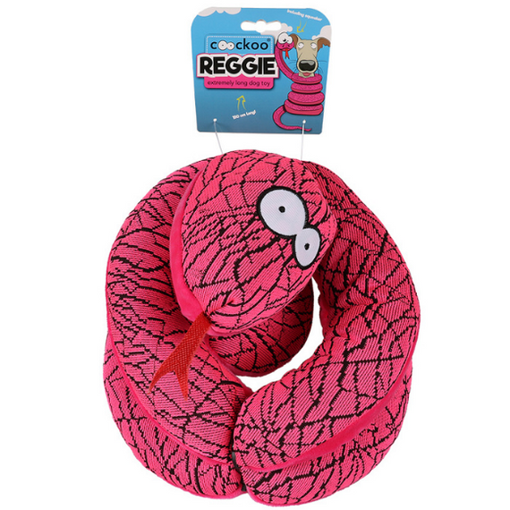 Coockoo Reggie zabawka wąż 140cm różowy 