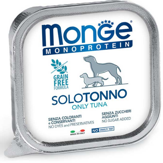 Monge Dog Solo Tuna 150g - monoproteinowa mokra karma dla psów