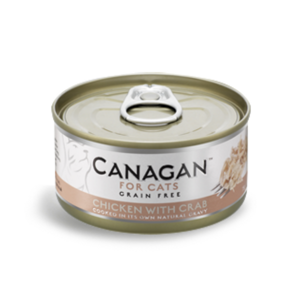 Canagan Kurczak z Krabem mokra karma dla kota puszka 75g