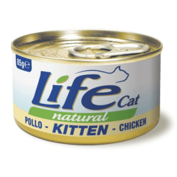 Life Cat Natural Kitten Kurczak mokra karma dla kociąt puszka 85g