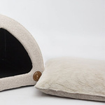 Budka dla kota lub psa 50x50cm beżowa Lauren Design BELLA Natura