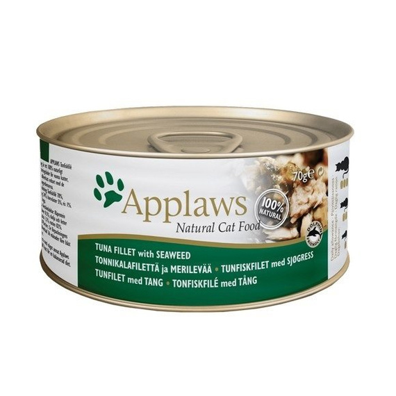 Applaws Cat karma dla kotów tuńczyk z wodorostami w bulionie puszka 70 g