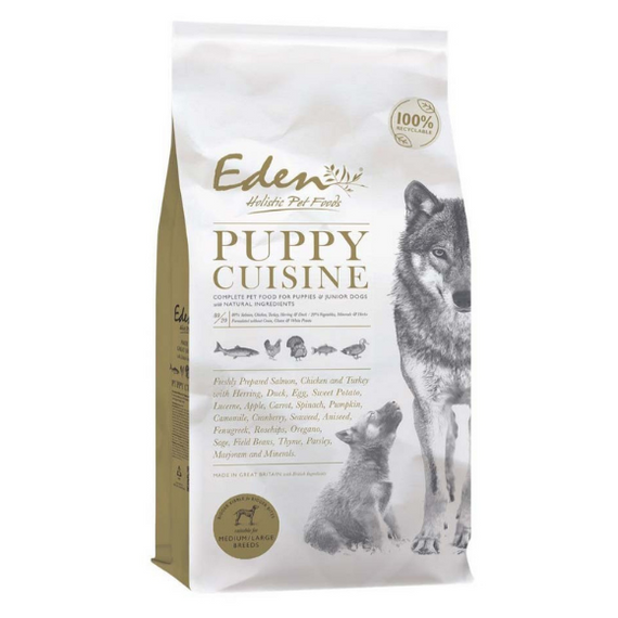 Eden Puppy Cuisine sucha karma dla szczeniąt średnich i dużych rasy 2kg