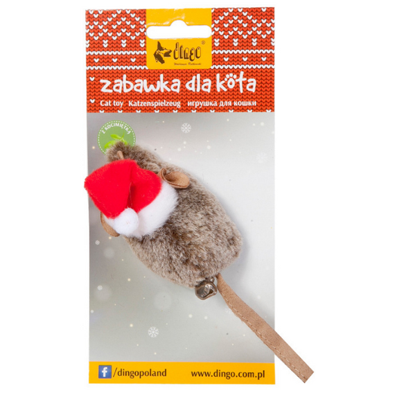 Dingo zabawka dla kota - mysz Mikołaj
