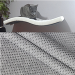 Półka dla kota FALA 75 symetryczna prawa kolor popielaty jasny