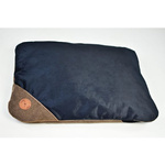 Lauren Design FRIDA poducha dla psa lub kota brąz struktura + czarny velvet 85/65cm