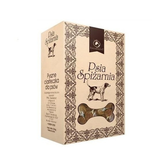 Psia Spiżarnia Mono biscuit ciastka dla psów 900g