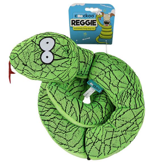 Coockoo Reggie zabawka wąż 140cm  zielony