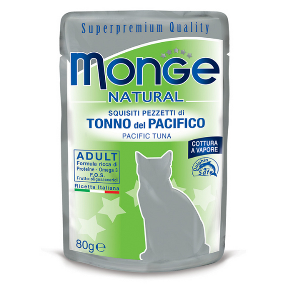 Monge Natural Tuna Pacific karma dla kotów Tuńczyk 80g