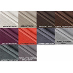 Półka dla kota FALA 75 symetryczna prawa kolor czerwony