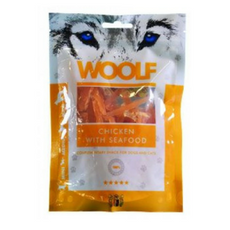 Woolf Chicken Seafood - przysmaki dla psa z kurczaka, op. 100 g