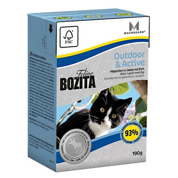 Bozita Feline Outdoor & Active 190g - karma dla kotów wychodzących i aktywnych