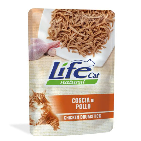 Life Cat Natural Udziec Kurczaka mokra karma dla kota saszetka 70g