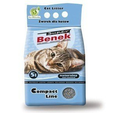 Super Benek Compact Line 5 l - bezzapachowy żwirek dla kota