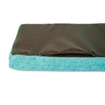 Materac na parapet dla kota Lauren design CLEO 50x20cm turkusowy