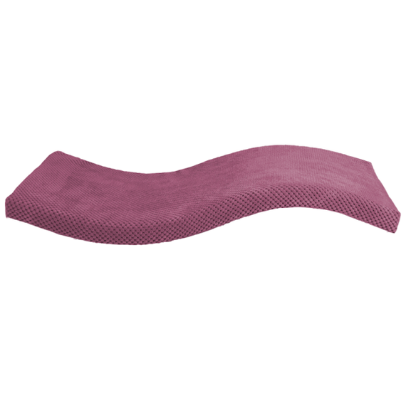 Półka dla kota FALA 75 symetryczna lewa kolor fioletowy