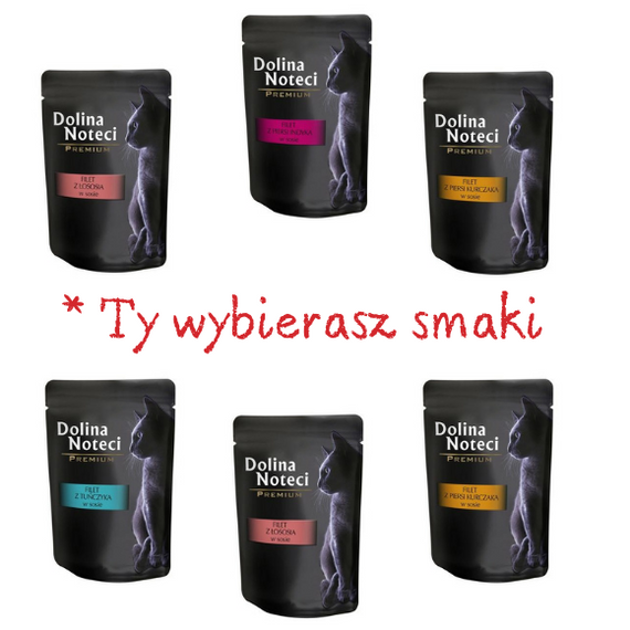 Zestaw Dolina Noteci Premium karma dla kota 18x85g