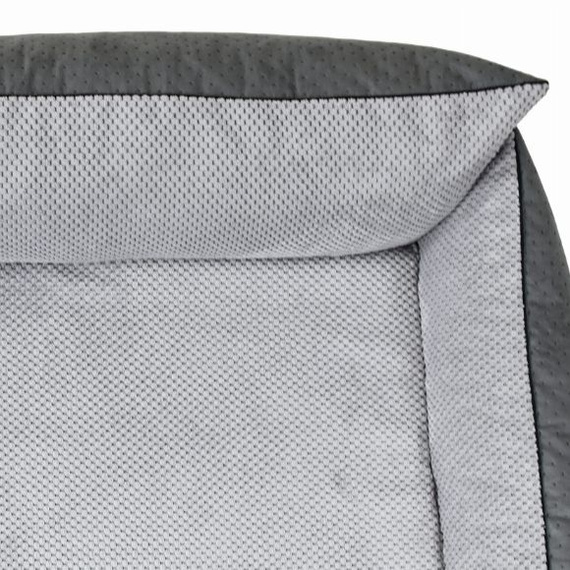 Legowisko ortopedyczne dla psa Rocky 97x86cm szare