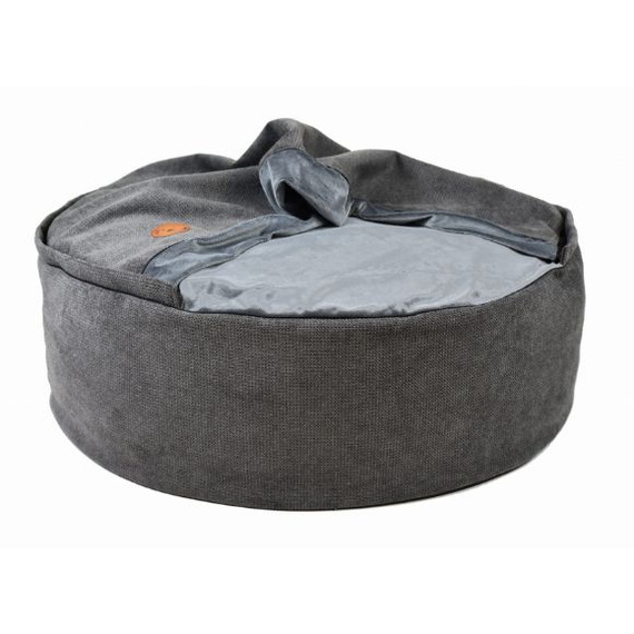 Pufa Bona – legowisko dla psa i kota w kolorze grafitowym
