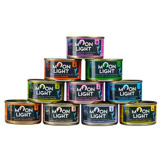 Moonlight Dinner Nr 9 Lucjan w sosie własnym﻿ karma dla kota 80g