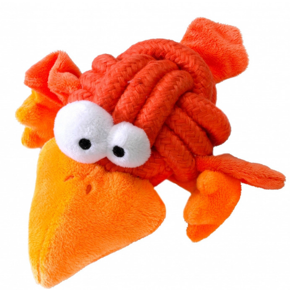 Coockoo Bobble 8,5 cm - zabawka dla psów kolor pomarańczowy