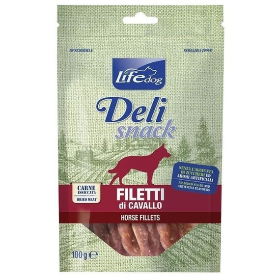 Life Dog Snack Horse 100g filety z koniny przysmak dla psa
