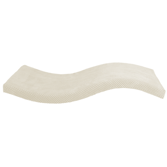 Półka dla kota FALA 75 symetryczna lewa kolor kremowy