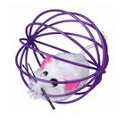 Pluszowa myszka w kulce - zabawka dla kota - Trixie