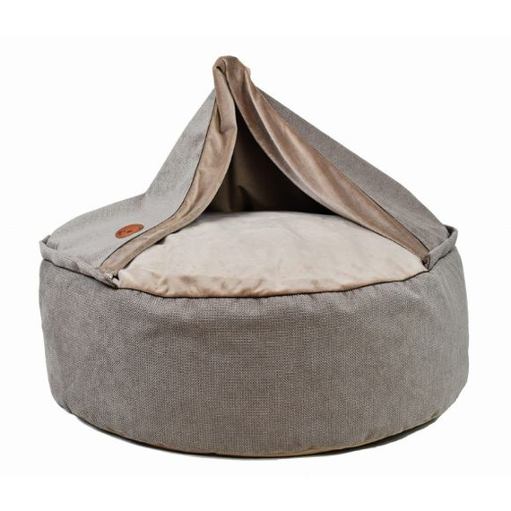 Pufa Bona – legowisko dla psa i kota w kolorze piaskowym