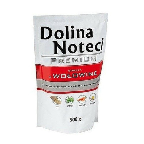 Dolina Noteci Premium Wołowina 500g - karma dla psów dorosłych