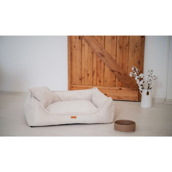 Milano Beige legowisko ortopedyczne dla psa i kota - rozmiar S