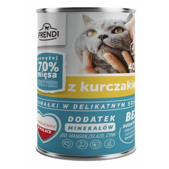 Frendi Kurczak w sosie - mokra karma dla kota 400g