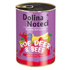 Dolina Noteci Superfood sarna i wołowina 400 g karma dla psów dorosłych